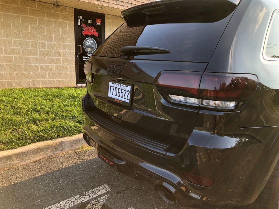 Jeep Grand Cherokee/SRT 8 window tint job 8 — Dope Tintings Pennsauken NJ