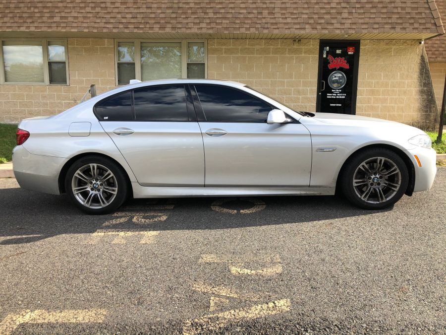 BMW 5/M5 window tint job 2 — Dope Tintings Pennsauken NJ