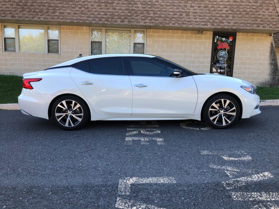 Nissan Maxima window tint job 6 — Dope Tintings Pennsauken NJ