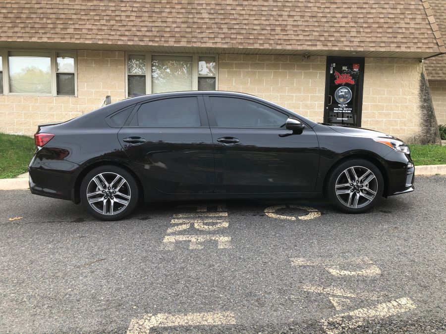 Kia Forte window tint job 6 — Dope Tintings Pennsauken NJ