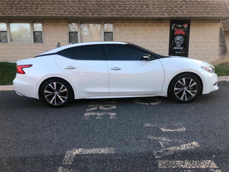 Nissan Maxima window tint job 5 — Dope Tintings Pennsauken NJ