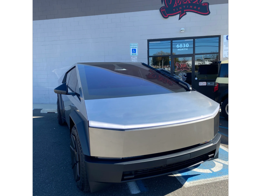 Tesla Cyber Truck window tint job 3 — Dope Tintings Pennsauken NJ