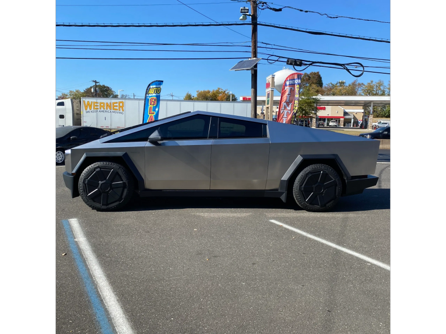 Tesla Cyber Truck window tint job 2 — Dope Tintings Pennsauken NJ