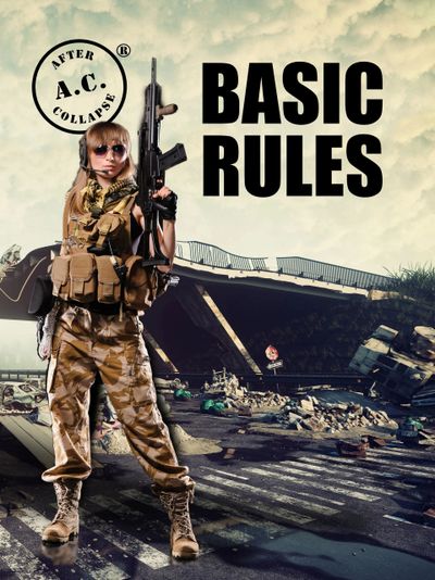 Front cover of A.C.: AFTER COLLAPSE BASIC RULES