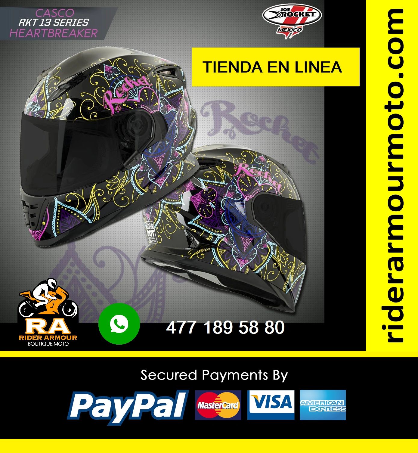 Casco joe rocket rkt 13 sale