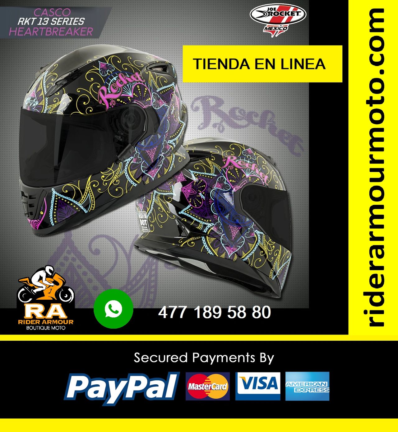 CASCO RKT 13 SERIES Woman Joe Rocket Rider Armour