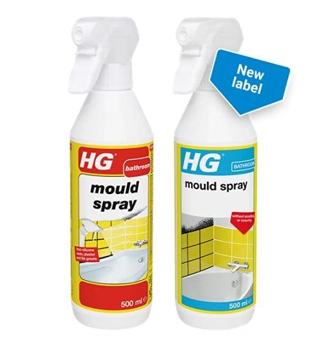 HG Mould Cleaner Spray 500ml HG Mould Spray Removes Black Mould and Mildew  Fast