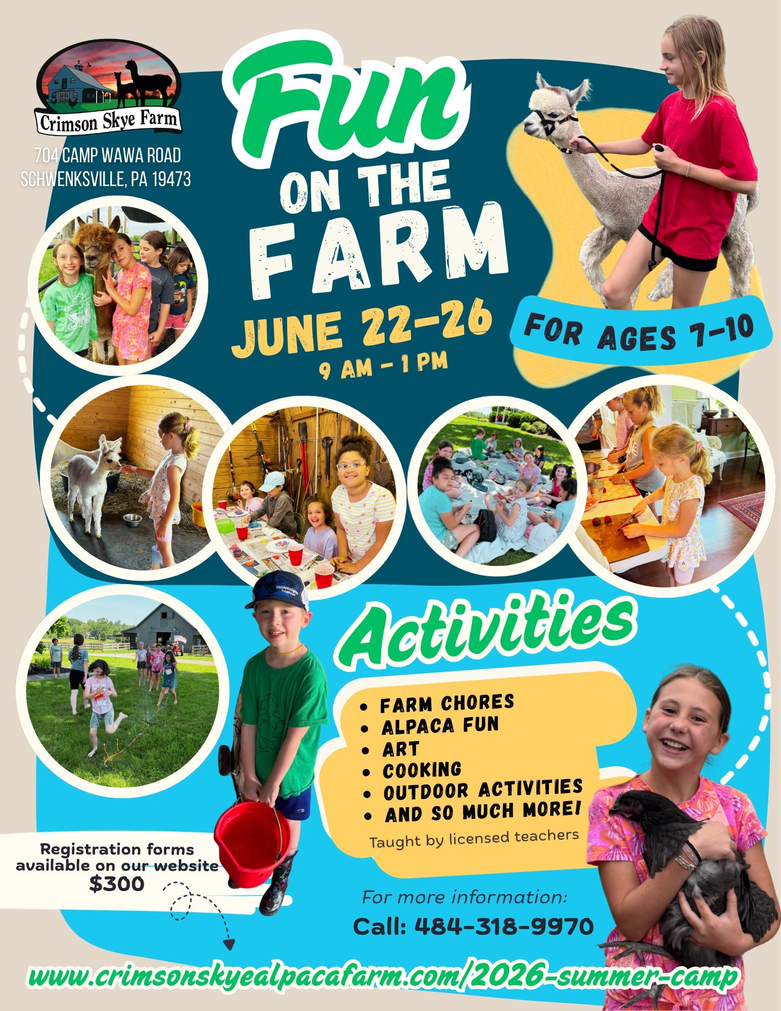 SIBLING DISCOUNT ONLY-2026 Fun on the Farm Camp-