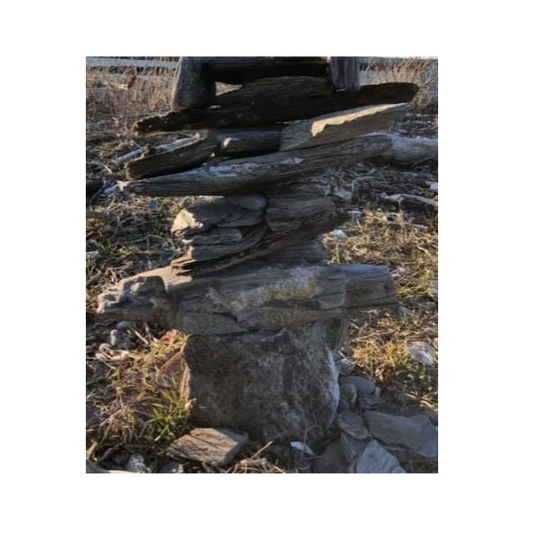 Close up of rock tower