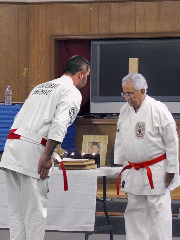 Isshinryu Karate Masters Aaron Sandubrae and Hanshi Arnold Sandubrae Oklahoma Isshinryu Karate Dojo