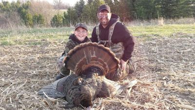 Darren a Certified Outdoor Mentor & Mentee with a nice turkey!