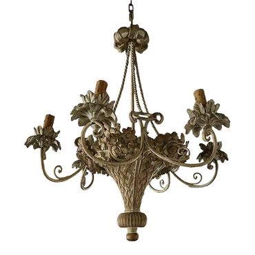 chandelier, antique, wooden, hand, carved, unique, interior, design