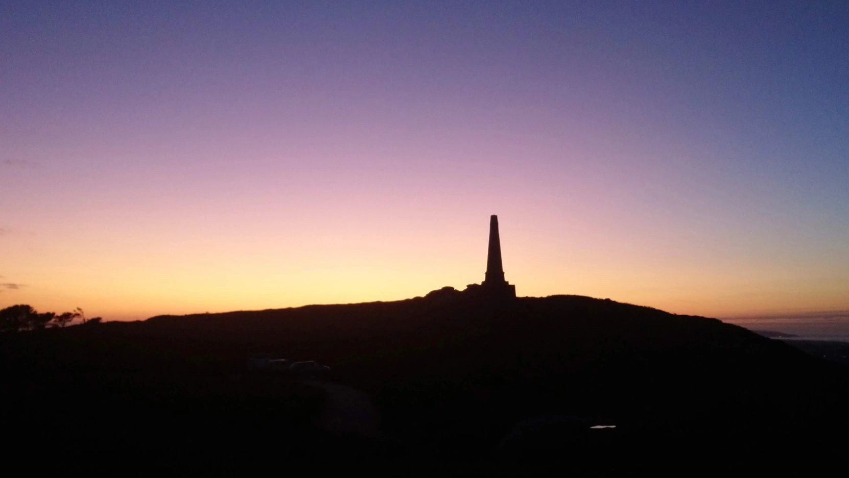 Carn Brea sunset