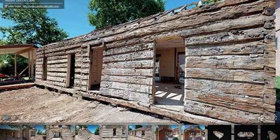 Virtual Tour of Dotson Cabin at original location.