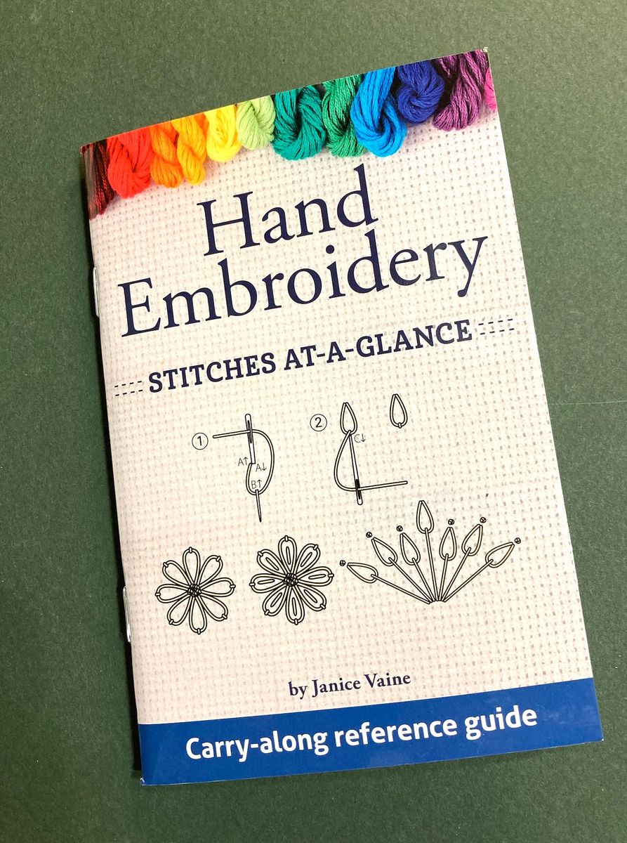Hand Embroidery Booklet Stitches at-a-Glance