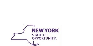 Logo of New York Homes and Community Renewal agency.