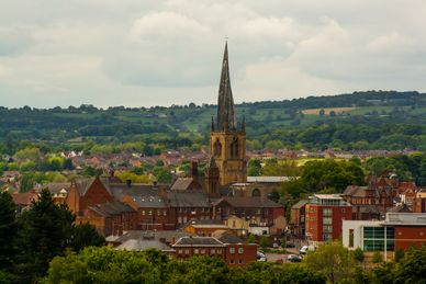 The crooked spire landscape photography 