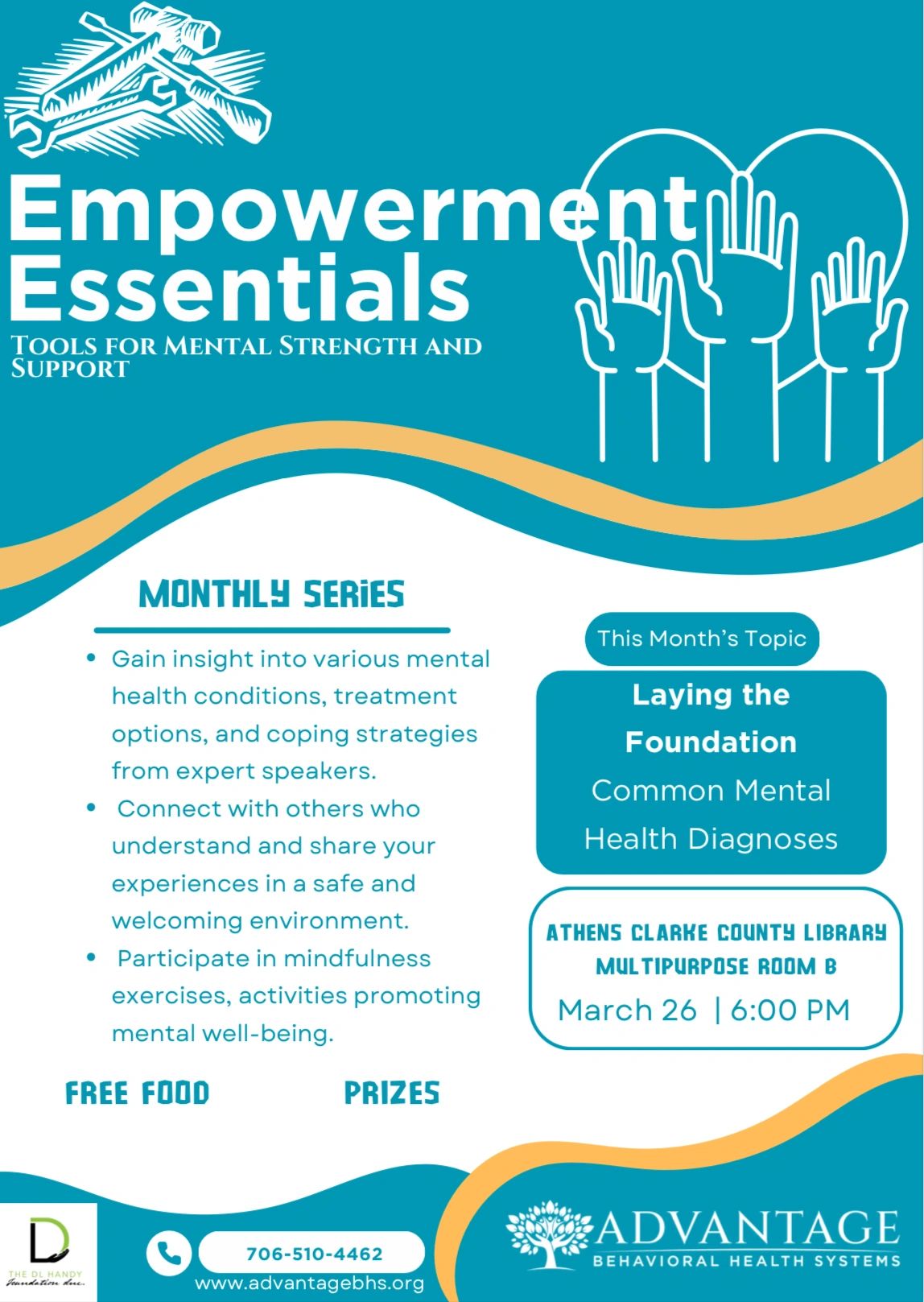 Advantage Behavior of Athens hosted the first Empowerment Essentials March 26. Join us April 30th.