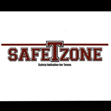 SafeZone logo, promoting teen safety.