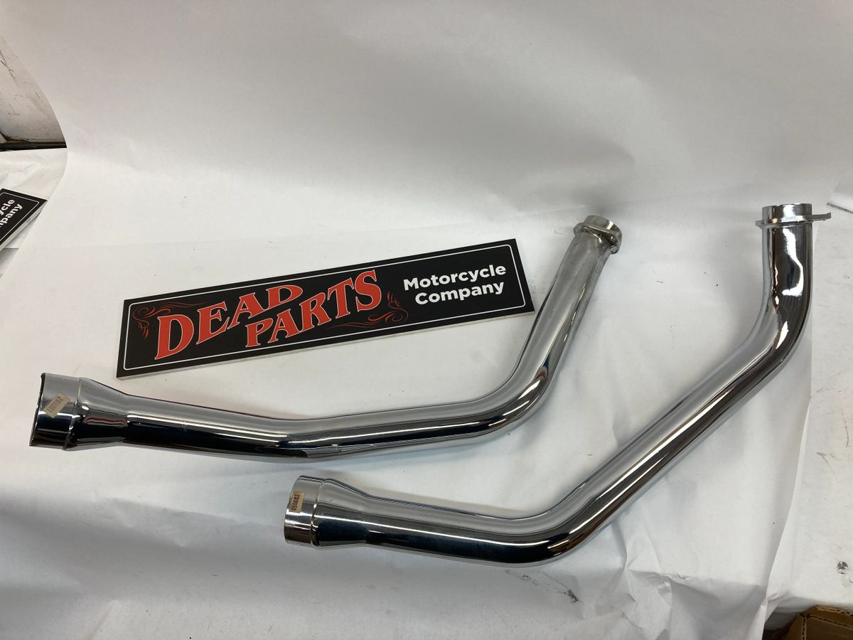Harley Shovelhead new exhaust pipe headers look