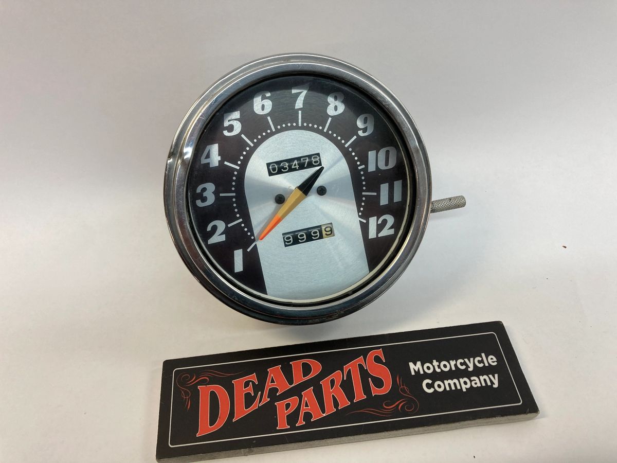 Harley Tombstone FL 6267 style speedo speedometer gauge
