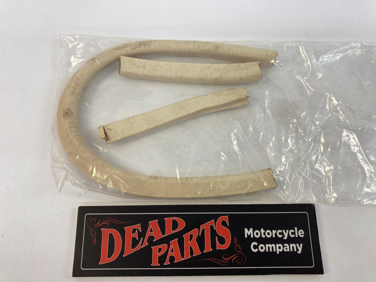 Harley FLH batwing fairing white rubber edge trim OEM