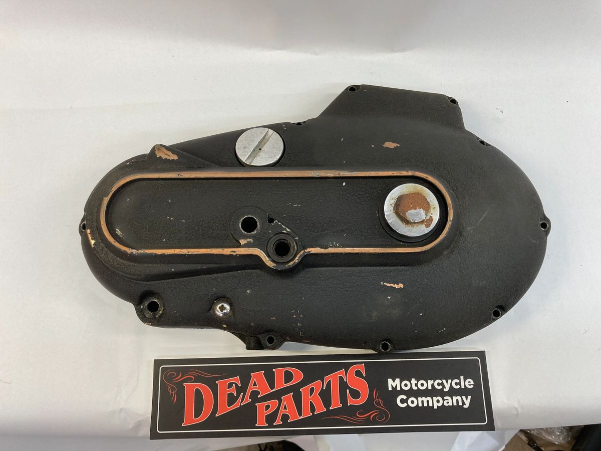 Harley Ironhead Sportster 7783 outer primary cover black copper clutch