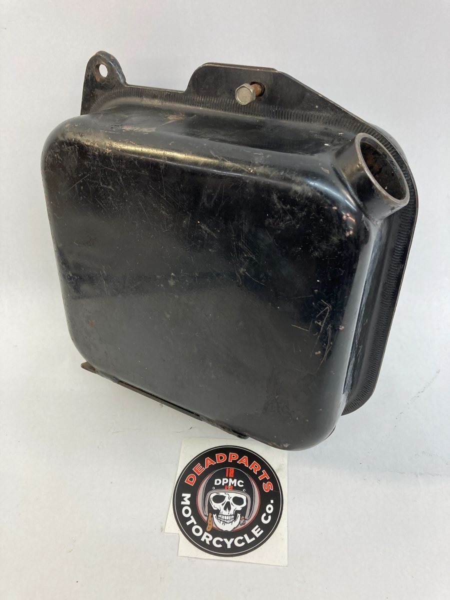 Harley square xlch nice oem black oil tank bag cell