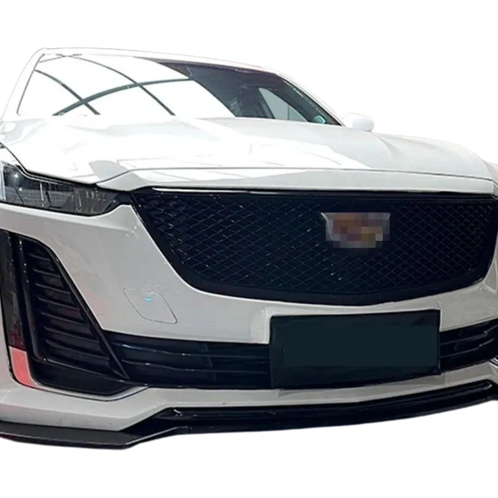 CADILLAC CT5 CT5V GLOSS BLACK MESH BLACKWING STYLE GRILLE NO FRONT CAMERA