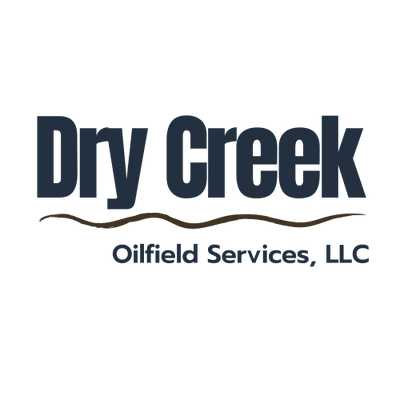 Logo for Dry Creek Certified Services, LLC with wavy line.