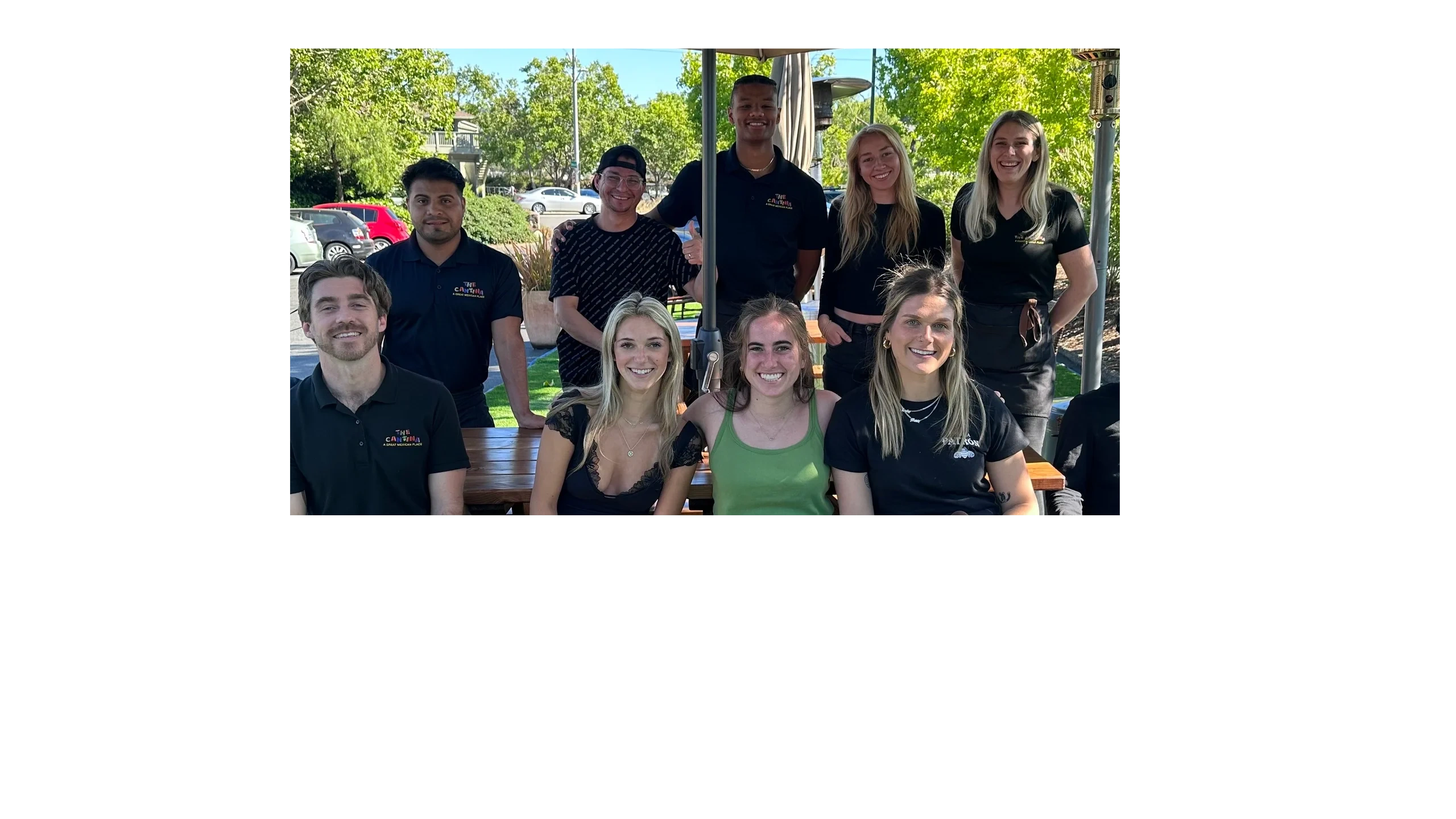 Group of employees at the cantina