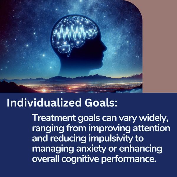 Treatment goals can vary widely, ranging from improving attention and reducing impulsivity to managi