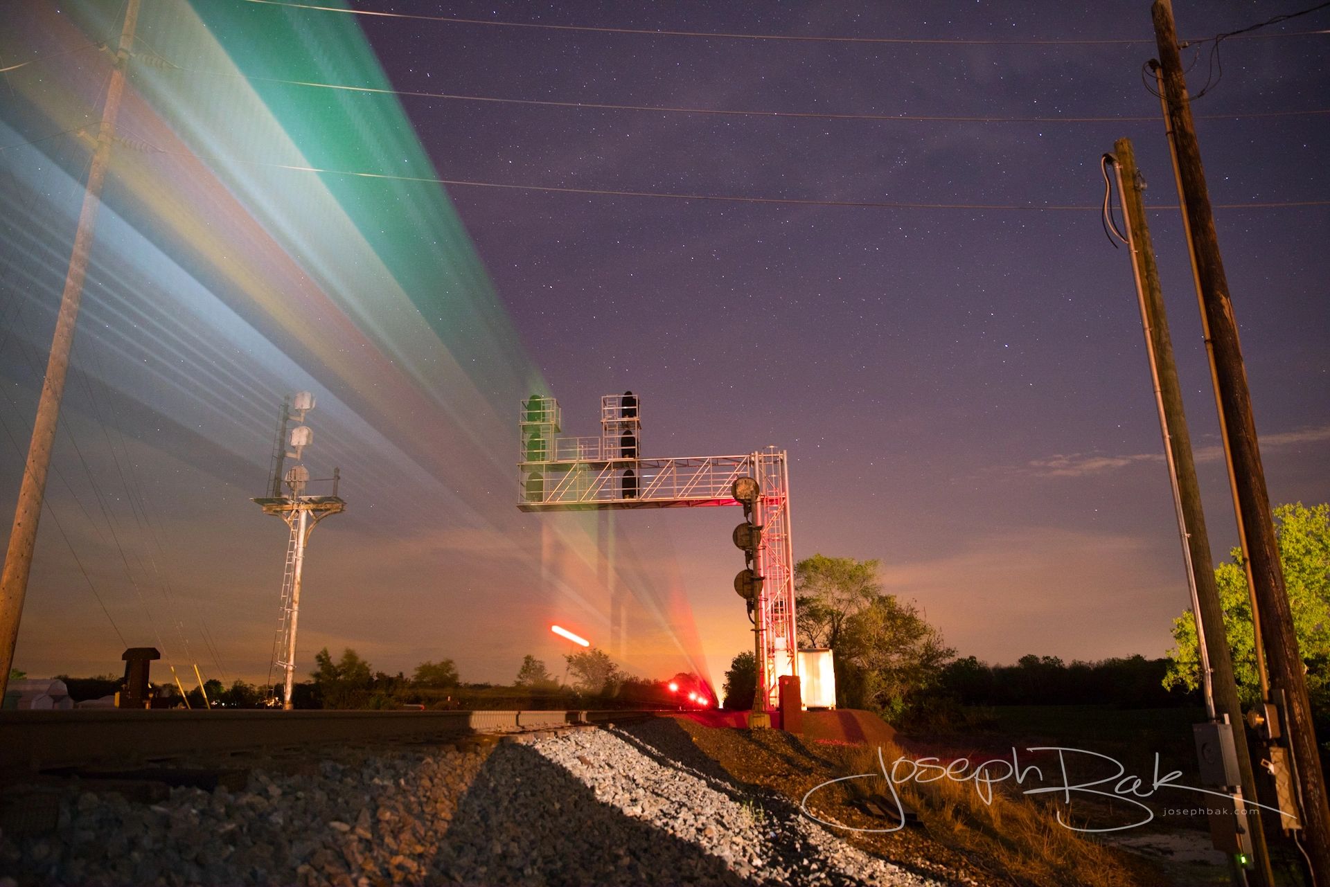 Surreal Trains in Motion. Bryon, Ohio.