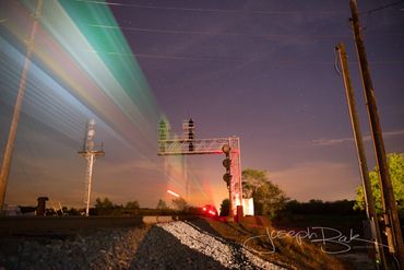 Surreal Trains in Motion. Bryon, Ohio.