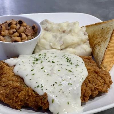 1868 Typical Plate - Chicken Fried Steak
