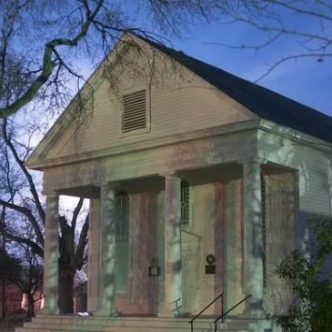 First Presbyterian Church of Calvert. Early 1900s White frame building.