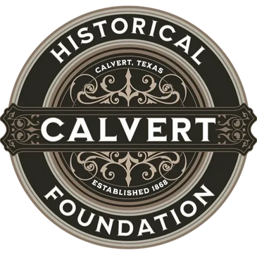 Logo of the Calvert Historical Foundation in Texas.