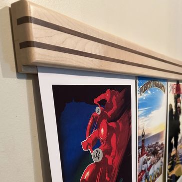 Gallery Rail to hand artwork and papers quickly