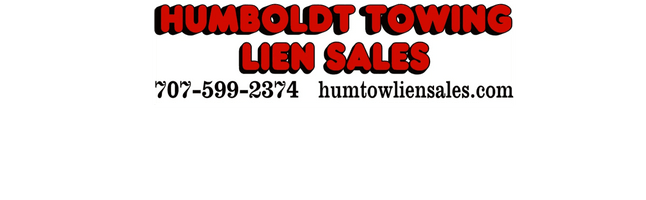 Humboldt towing lien sales