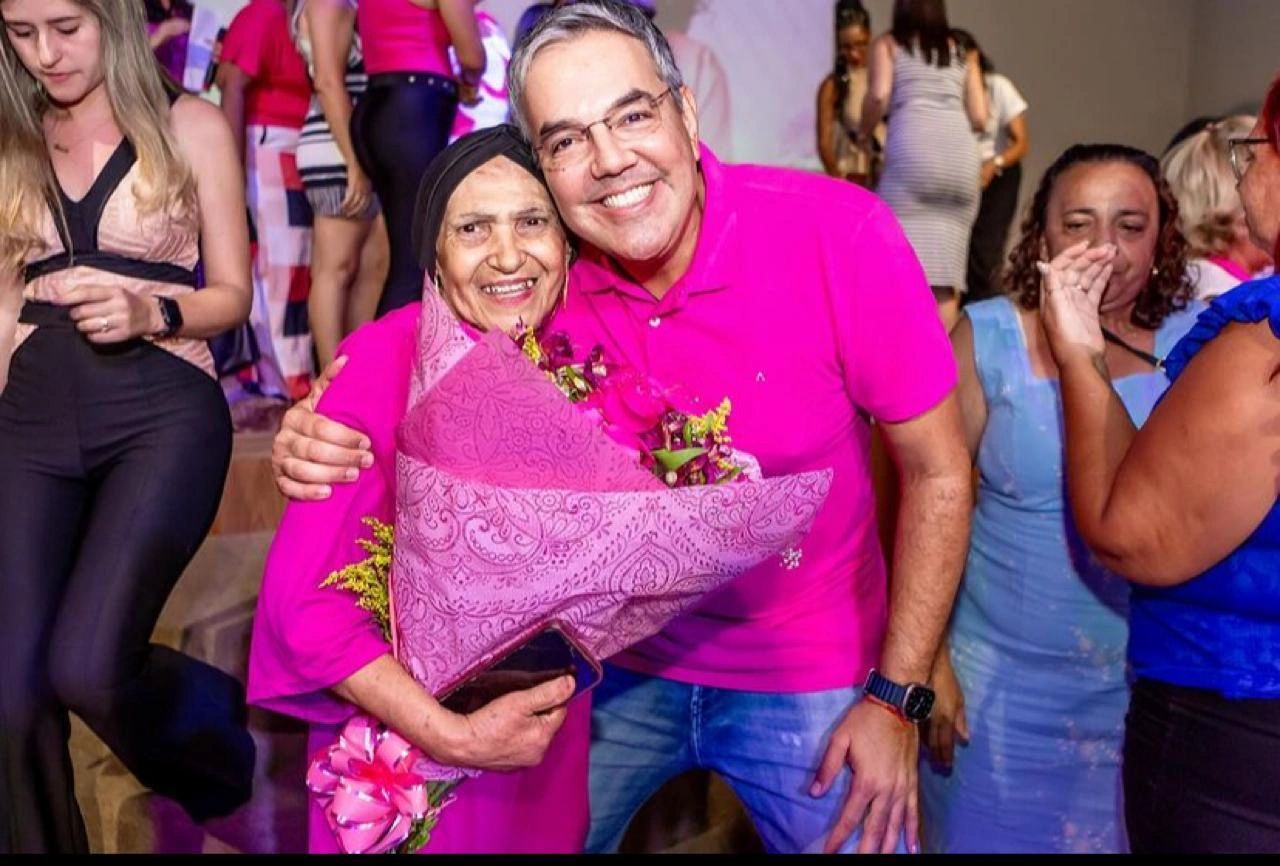 Sérgio Reis no evento "Mulher quem é voce?"