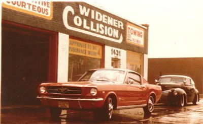 The first location of Widener Collision, the automotive collision repair shop in Lincoln Park, MI