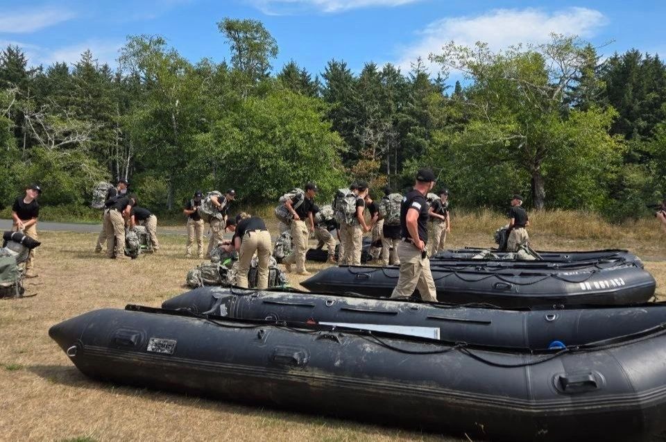 Spartan course team training in the field
