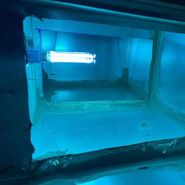 UV Light installed in an HVAC system in Colorado.