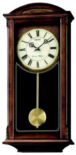 Seiko Westminster/Whittington Dual Chime Wall Clock with Pendulam - QXH030B