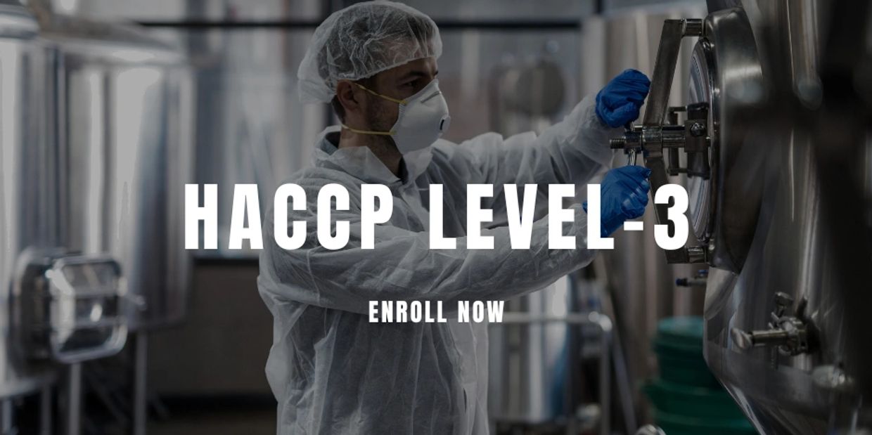 Online Advanced HACCP Certification. Master Verification, Validation, Reassessment, Continuous Improvement, & Sustainment.
