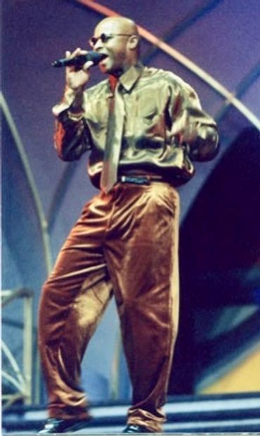 Performing @ Mary Kay National Convention. I performed Lenny Kravitz's version of "American Woman" 