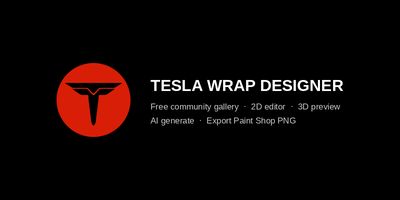 Tesla Wrap Designer for all of your On Screen Wrap Needs!