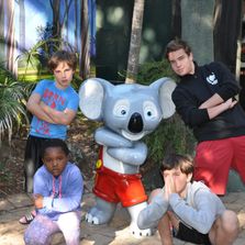 I love going to Australia . The first time I went I got to hold a koala . I also got to feed a few k