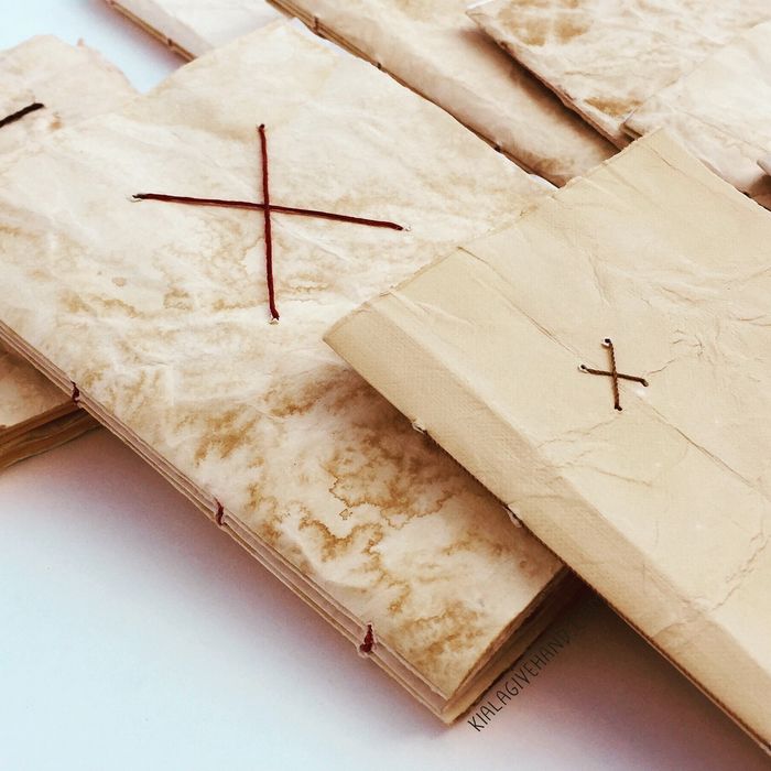 Handmade Soulful Serendipity journals by Kiala Givehand