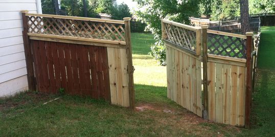 WOOD FENCES, FENCING, FENCE REPAIRS, FENCE REPLACEMENT, FENCE HARDWARE, FENCE CONTRACTOR, CHAIN LINK